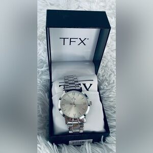 BRAND NEW- MEN’S TFX BOLVIA CORPORATE COLLECTION, WATCH. Silver faced Executive